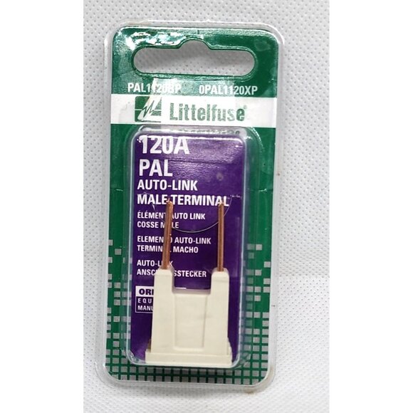 Adv Littelfuse 120A PAL Auto-Link Male-Terminal Fuse - Picture 1 of 6